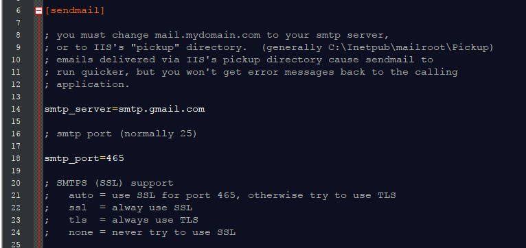 sendmail.ini