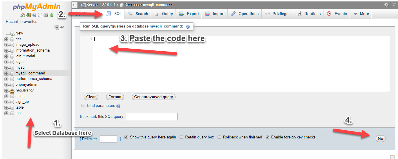 database 3 - Selecting MySQL Table Using Datatable in PHP - Free Source Code