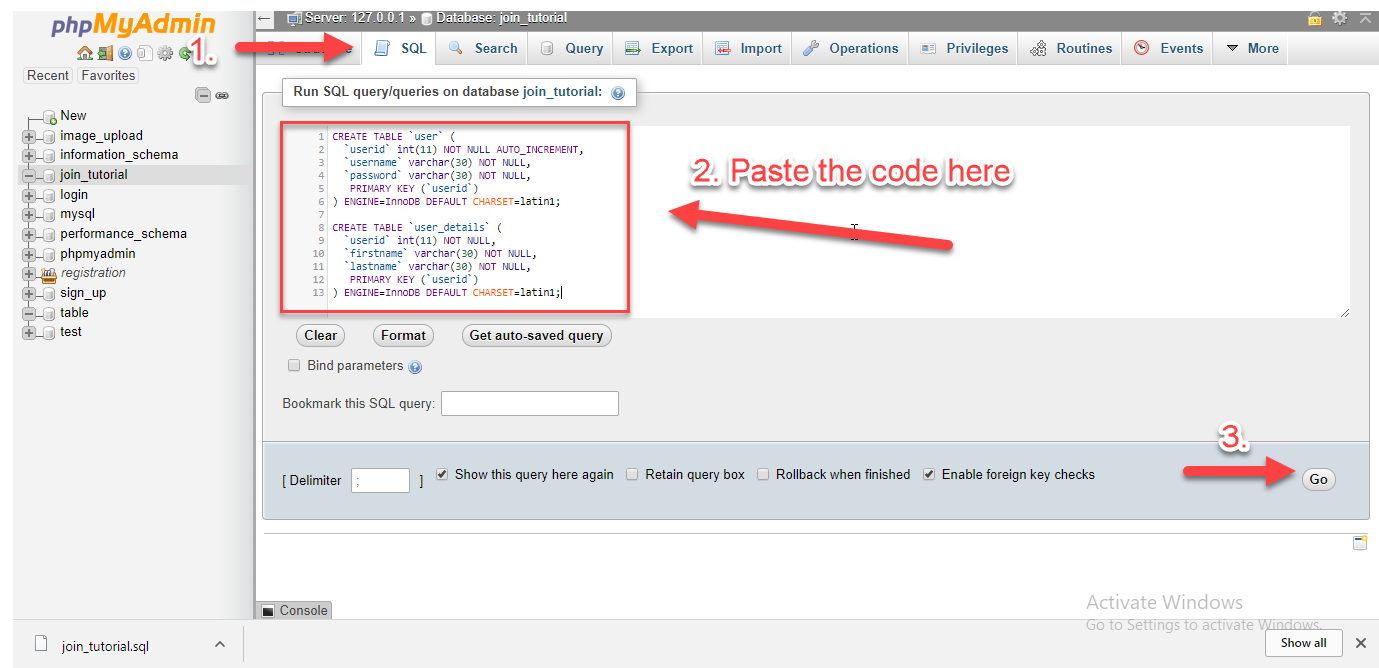 join - Joining Table using Left Join PHP/MySQL - Free Source Code