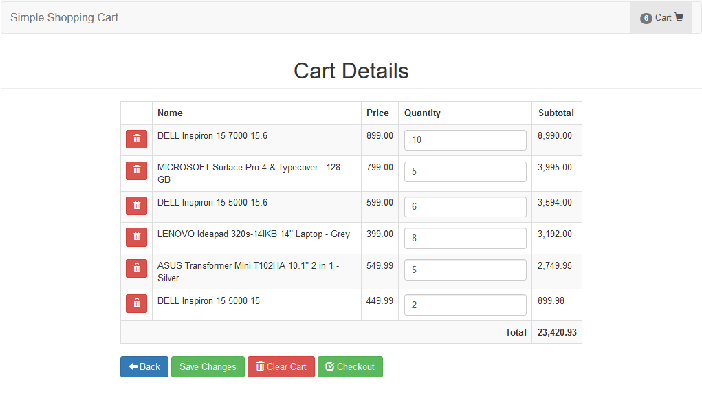 Design Cart программа. JAVASCRIPT shopping Cart example. Source code shop