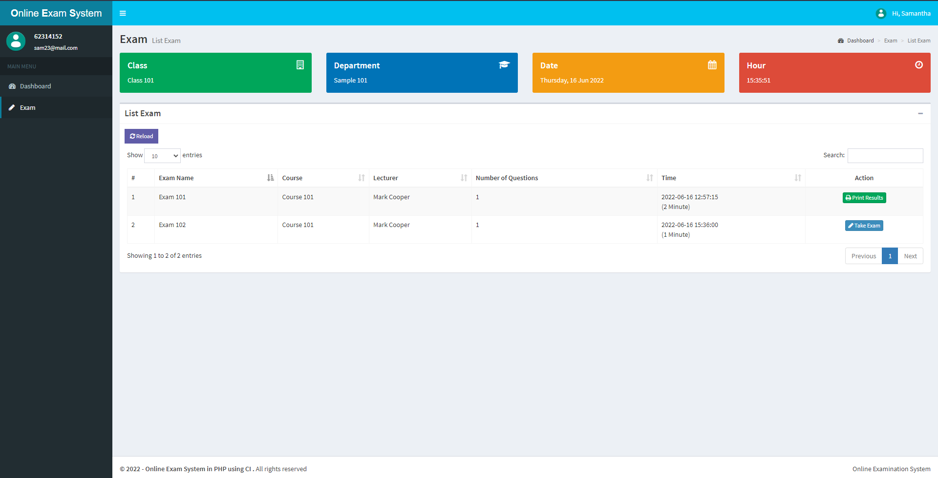 Online Examination System