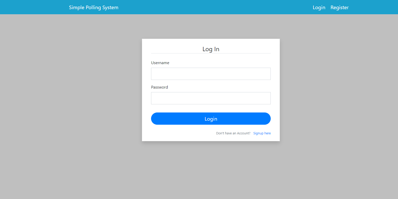 Simple Polling System