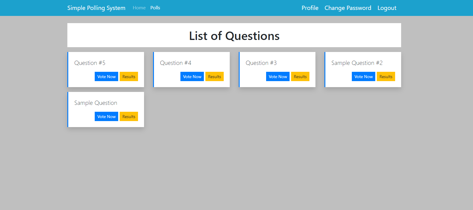 Simple Polling System