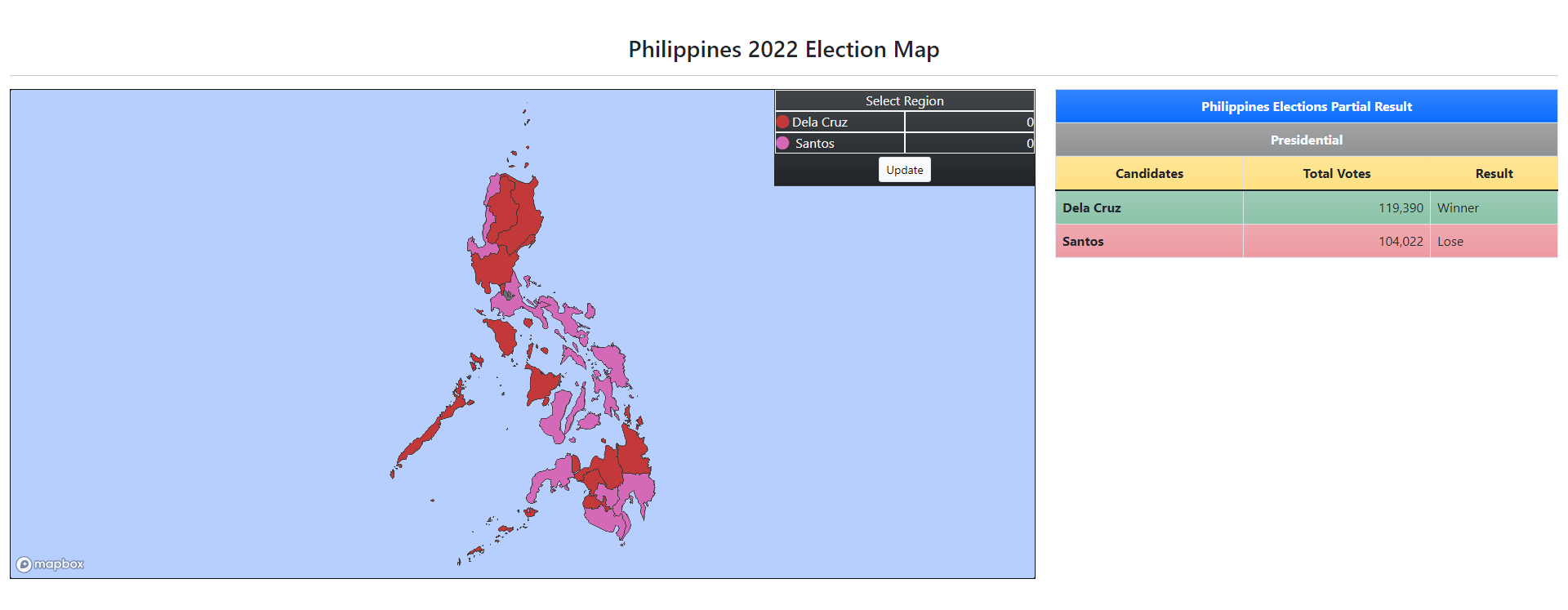  Election Map Site