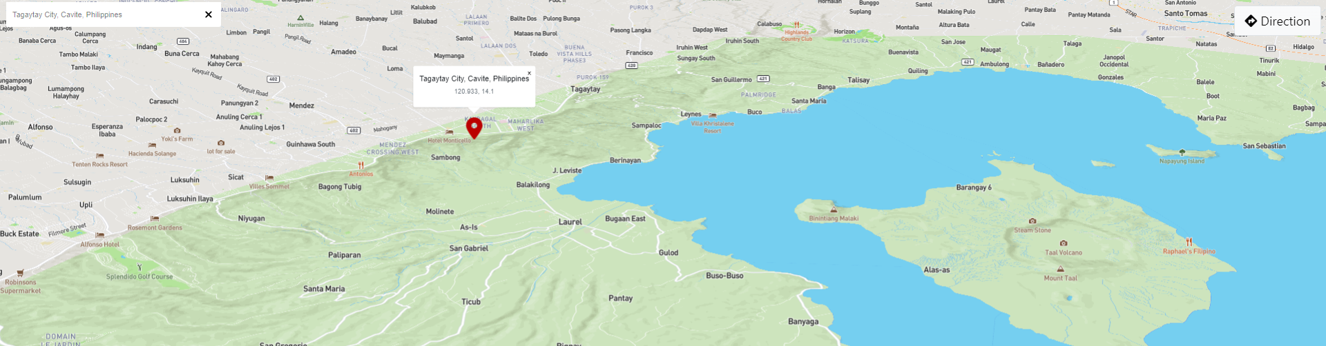 Online Map Website