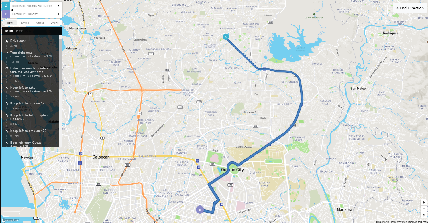 Online Map Website