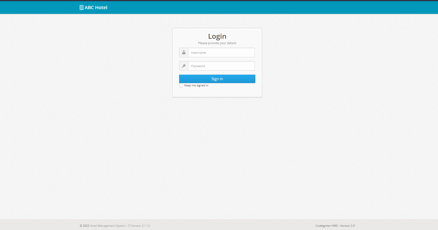 Hotel Management System