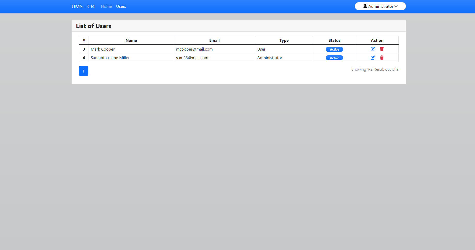 User Management System