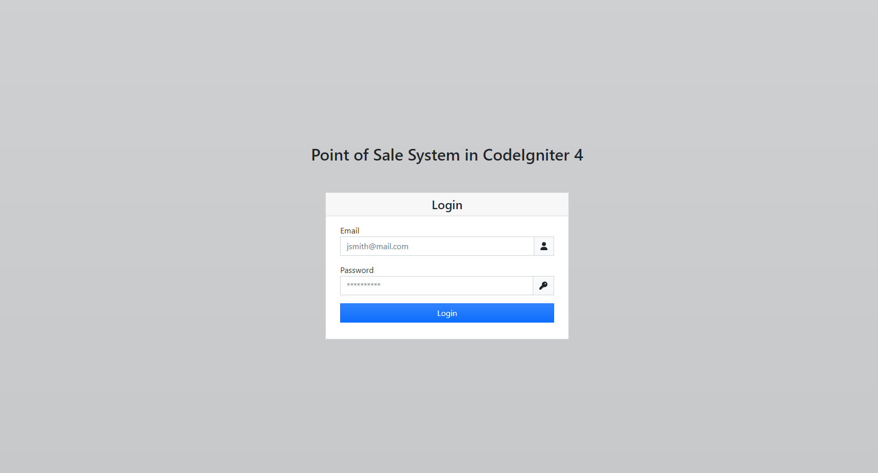 Point of Sale System
