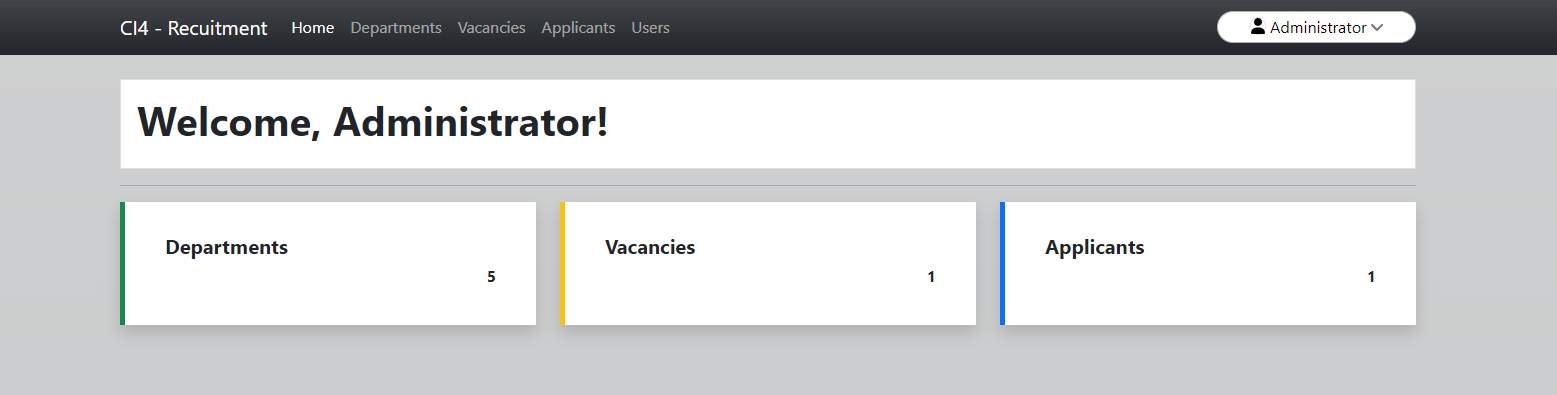 Company Recruitment Site