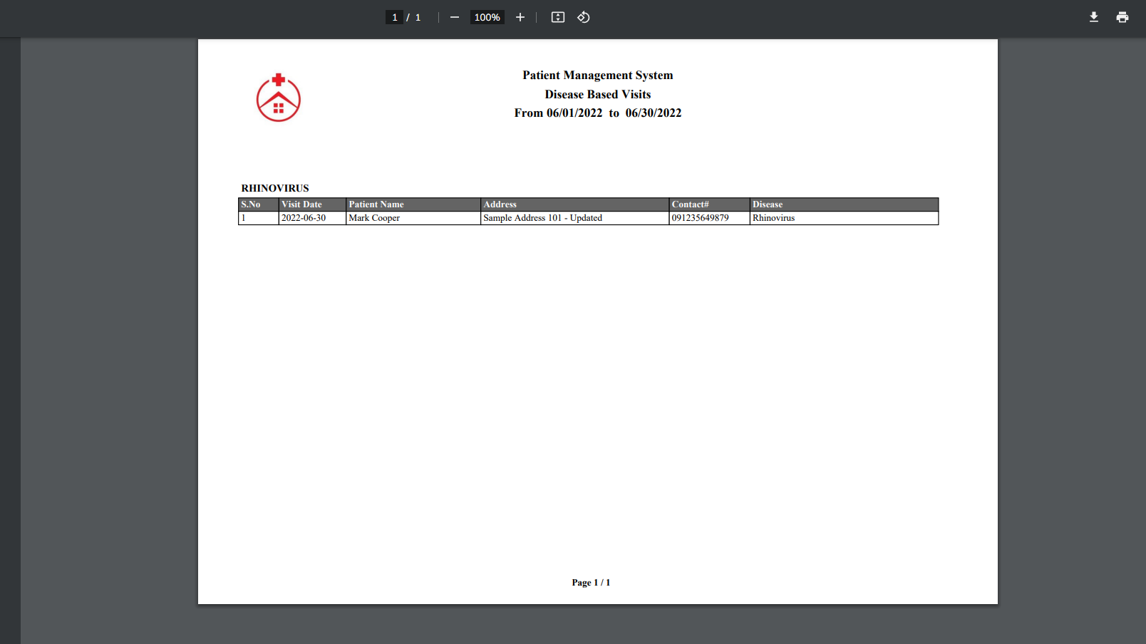 Clinic Patient Management System