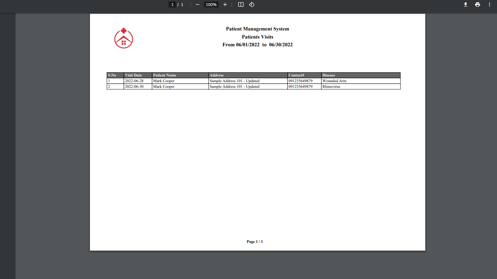Clinic Patient Management System