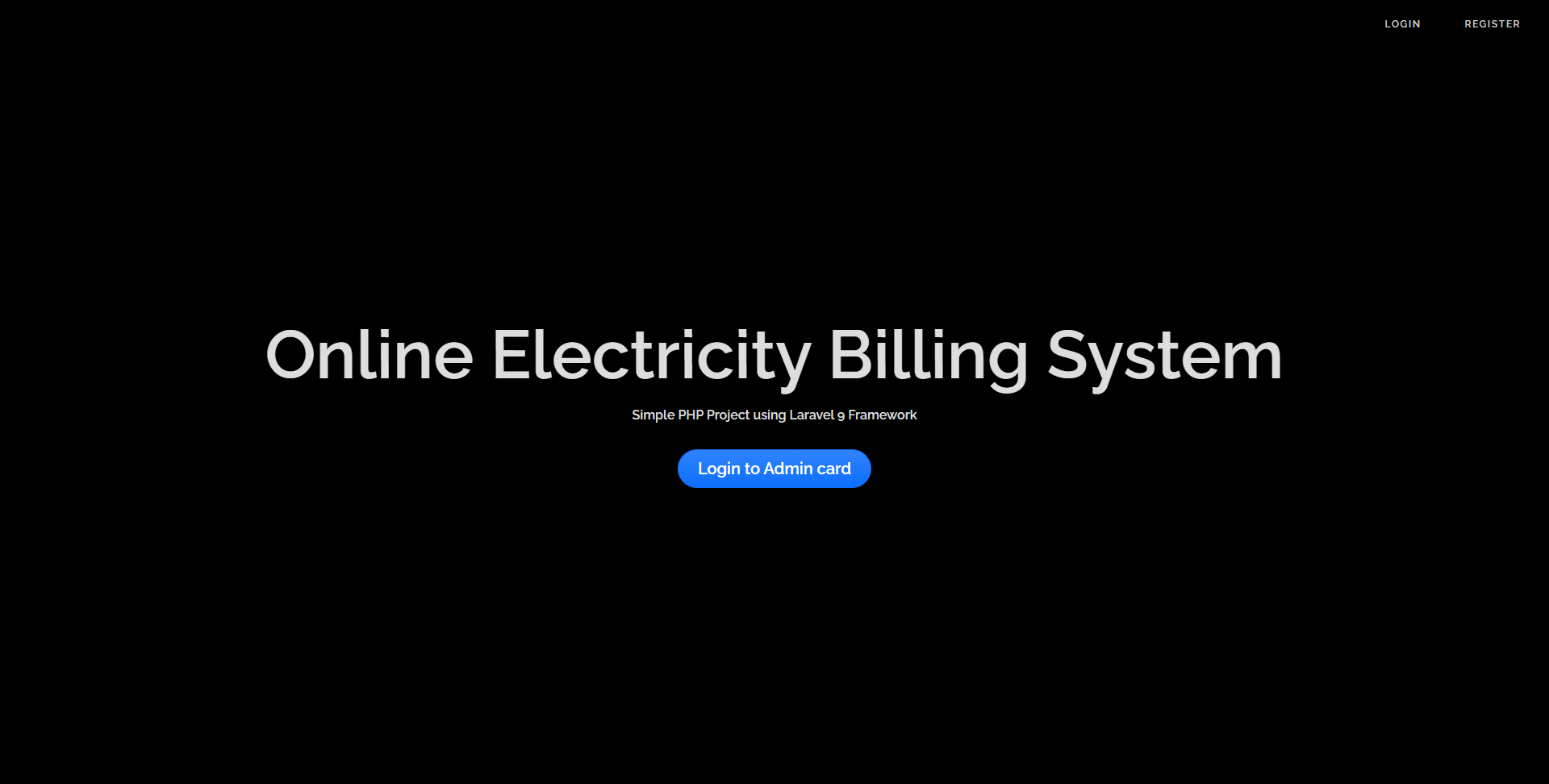 Simple Electricity Billing System