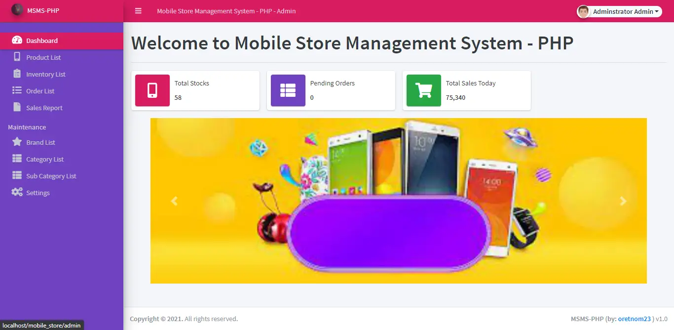 Online Mobile Store System