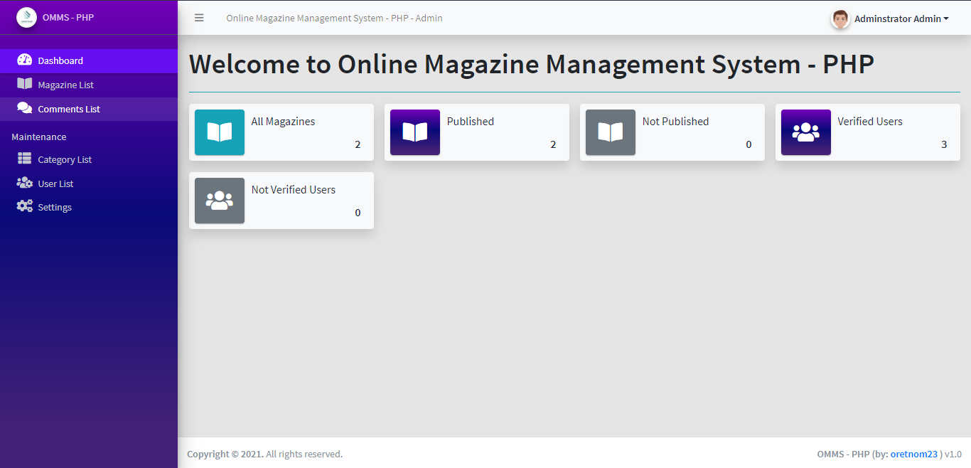 Online Magazine Management System