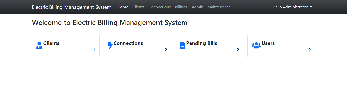 Electric Billing Management System