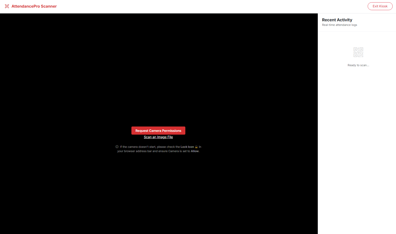 Smart Attendance System with QR Code Scanner using PHP and MySQL