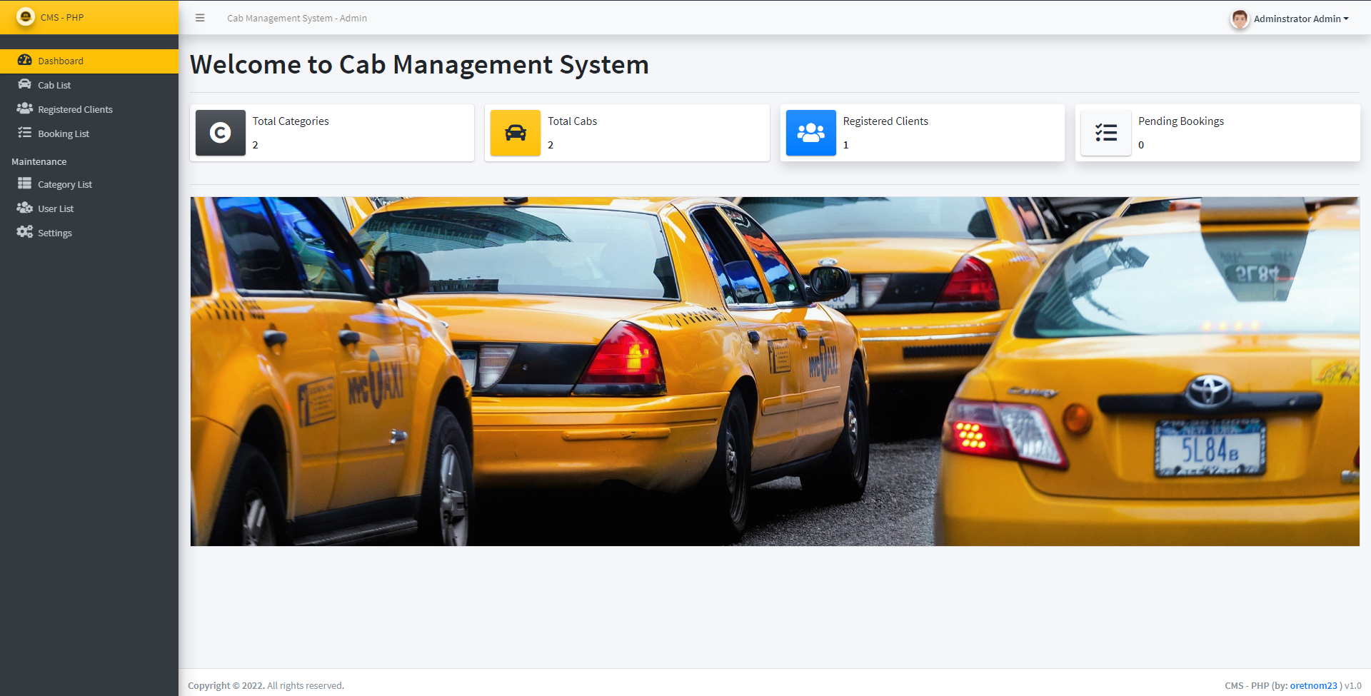 Cab Management System