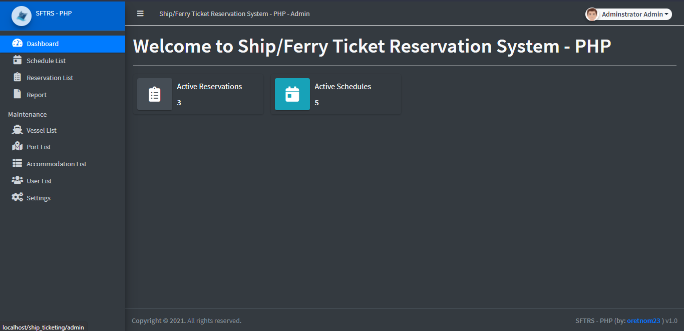 Ticket Reservation System