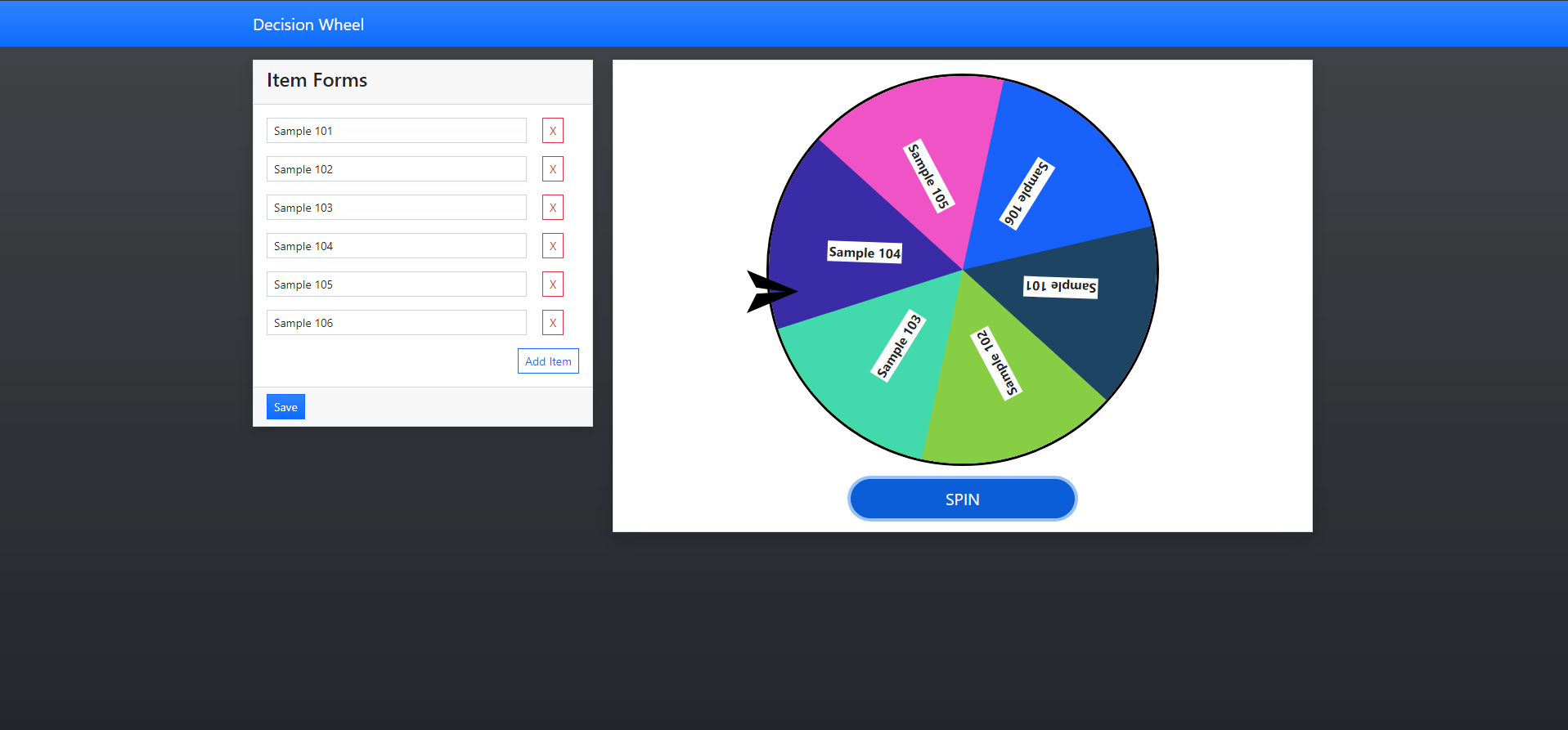 Spin Wheel using CSS & Javascript