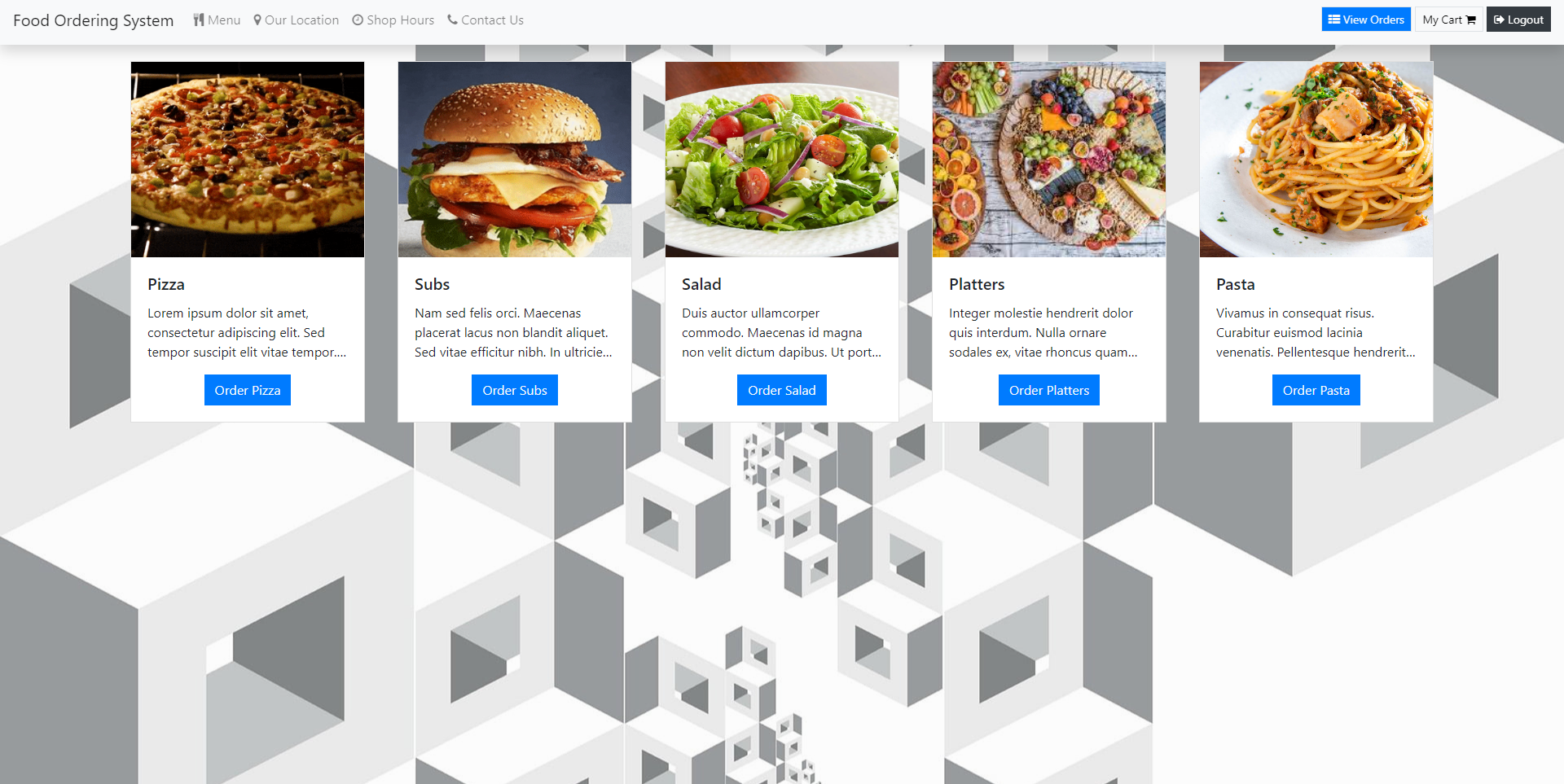Food Ordering System