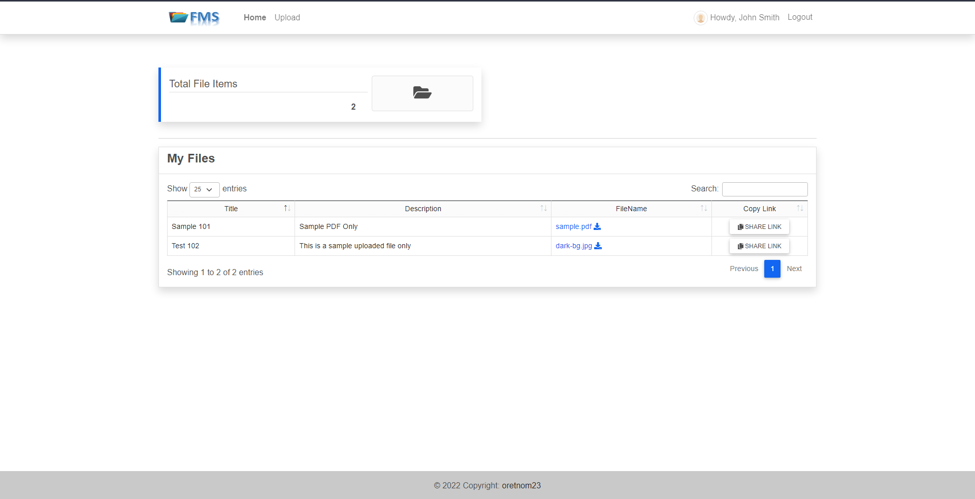 File Management System Project