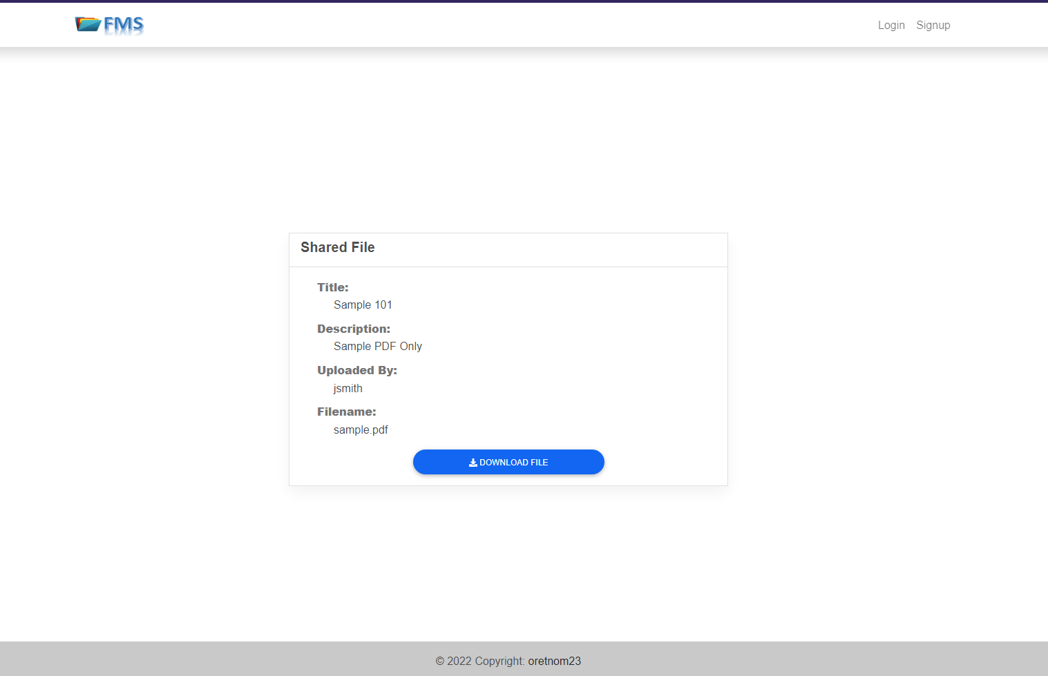 File Management System Project