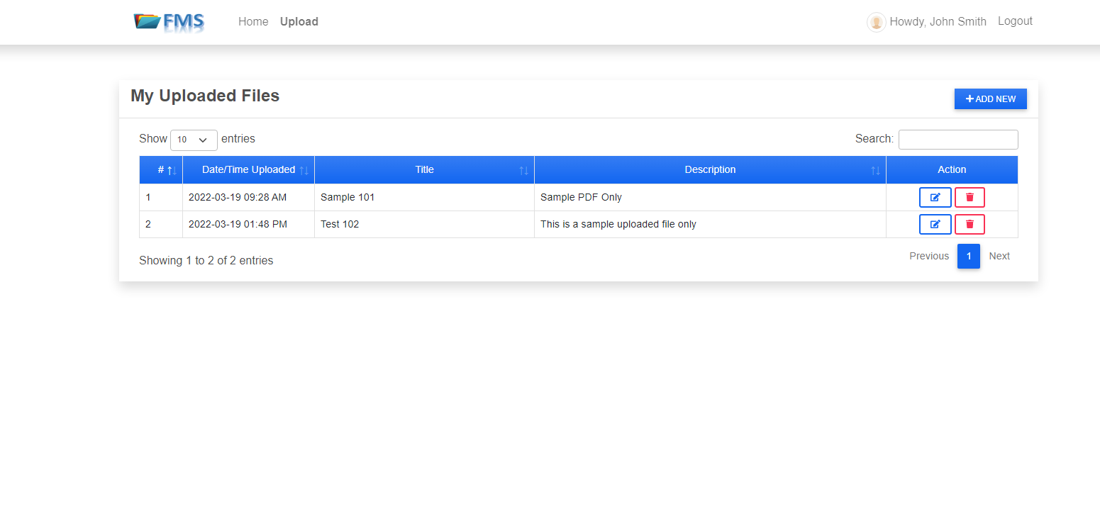 File Management System Project