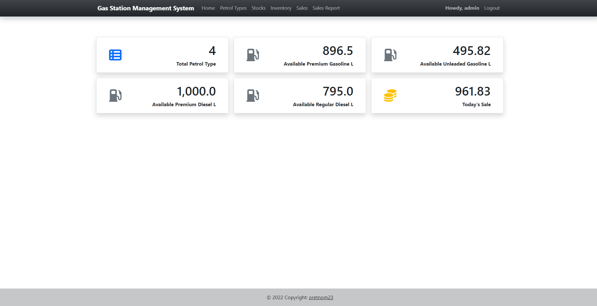 Gas Station Management System