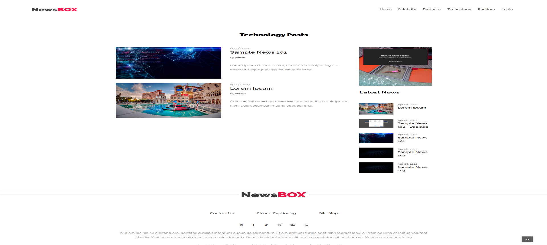 Online News Portal Site