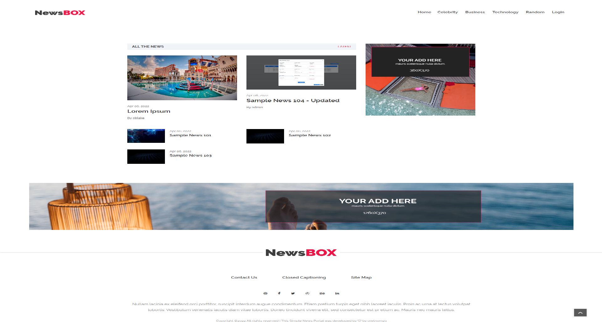 Online News Portal Site