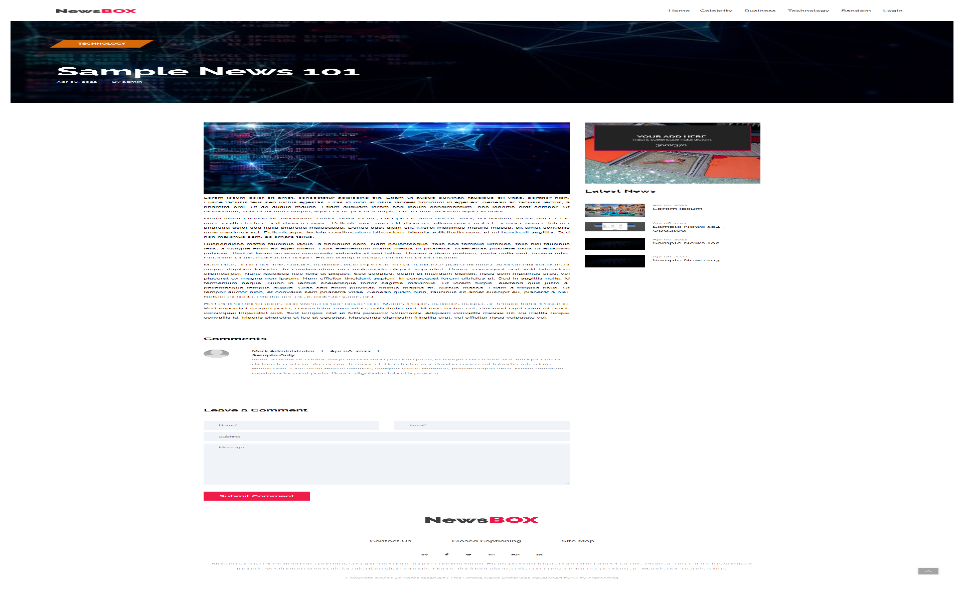Online News Portal Site