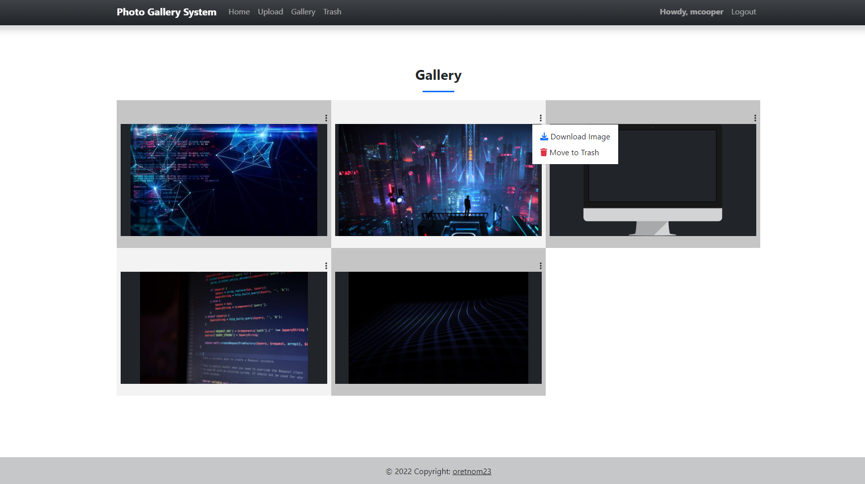 Photo Gallery System