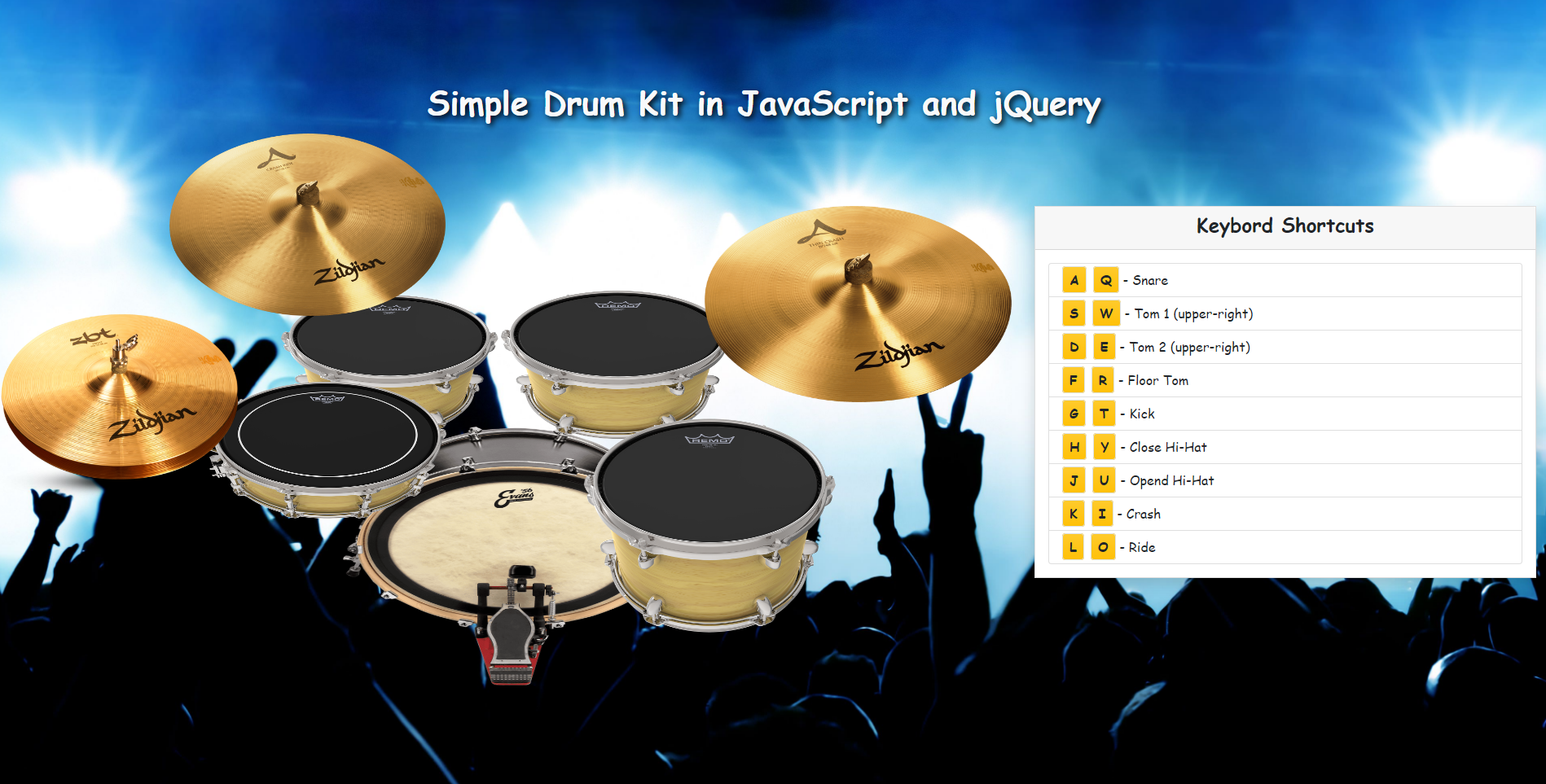 Drum Kit Web App