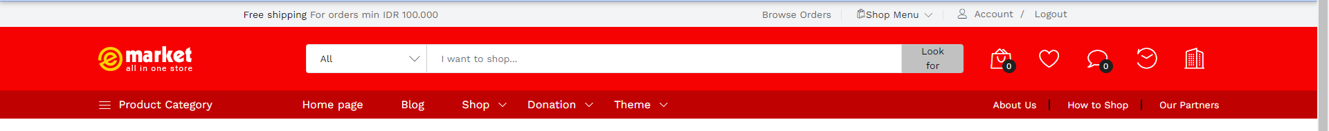 EMarket Template