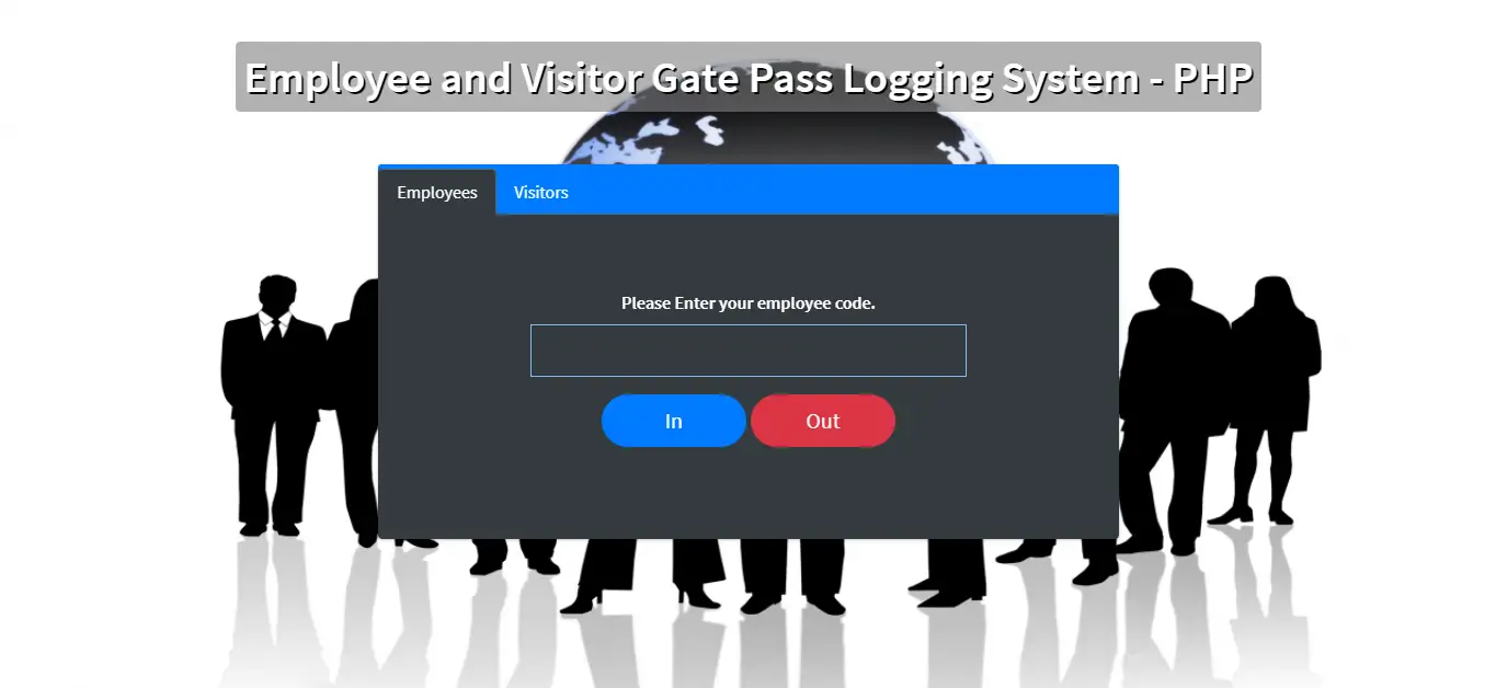 Employee and Visitor Gate Pass Logging System