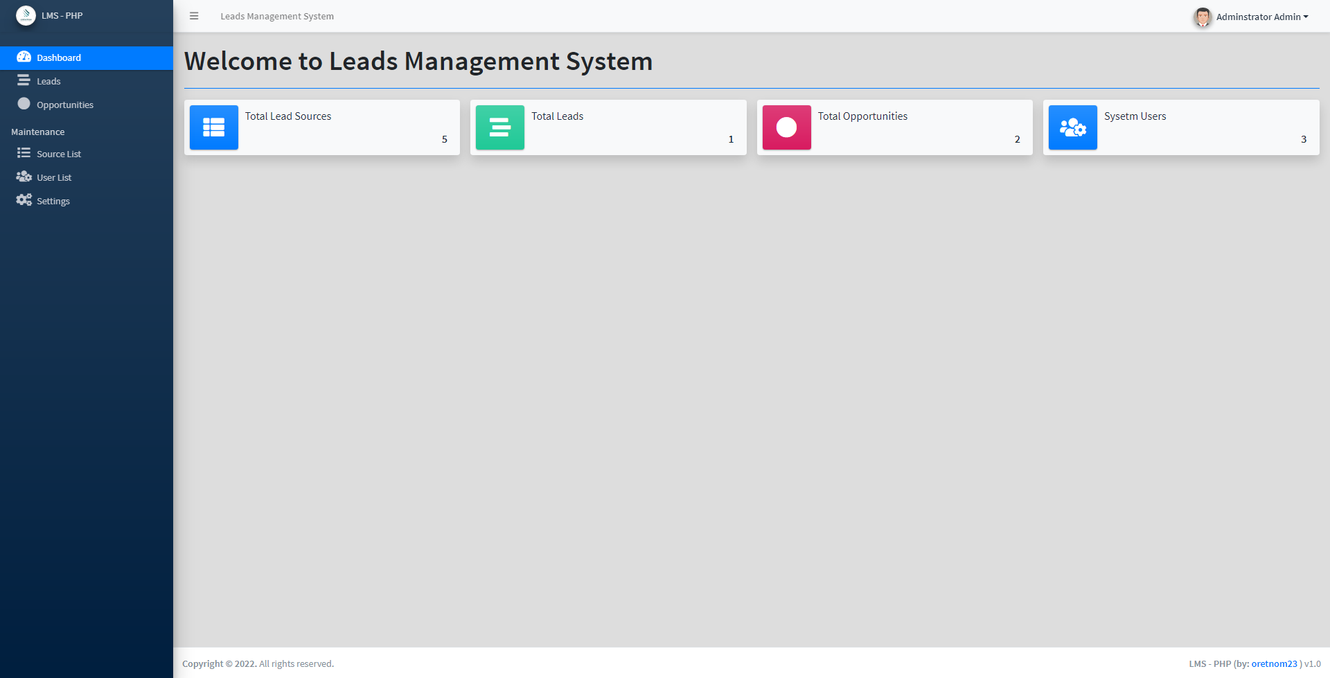Leads Management System