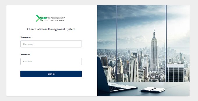Client Database Management System using PHP, Boostrap 5 and ADMIN LTE
