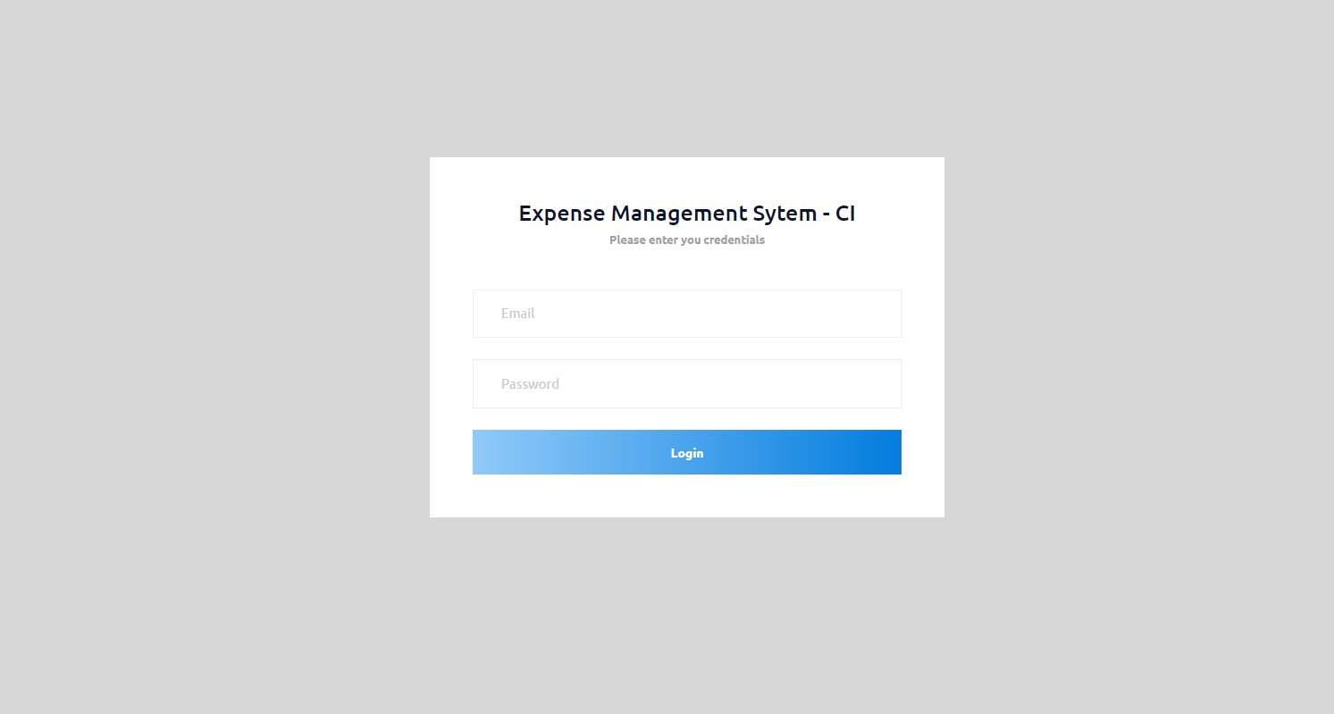 Expense Management System