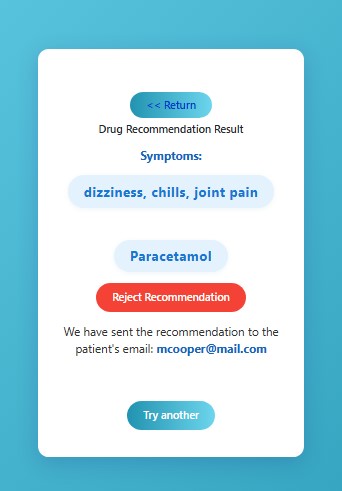 Drug Recommendation System Using Machine Learning, PHP, and MySQL Database
