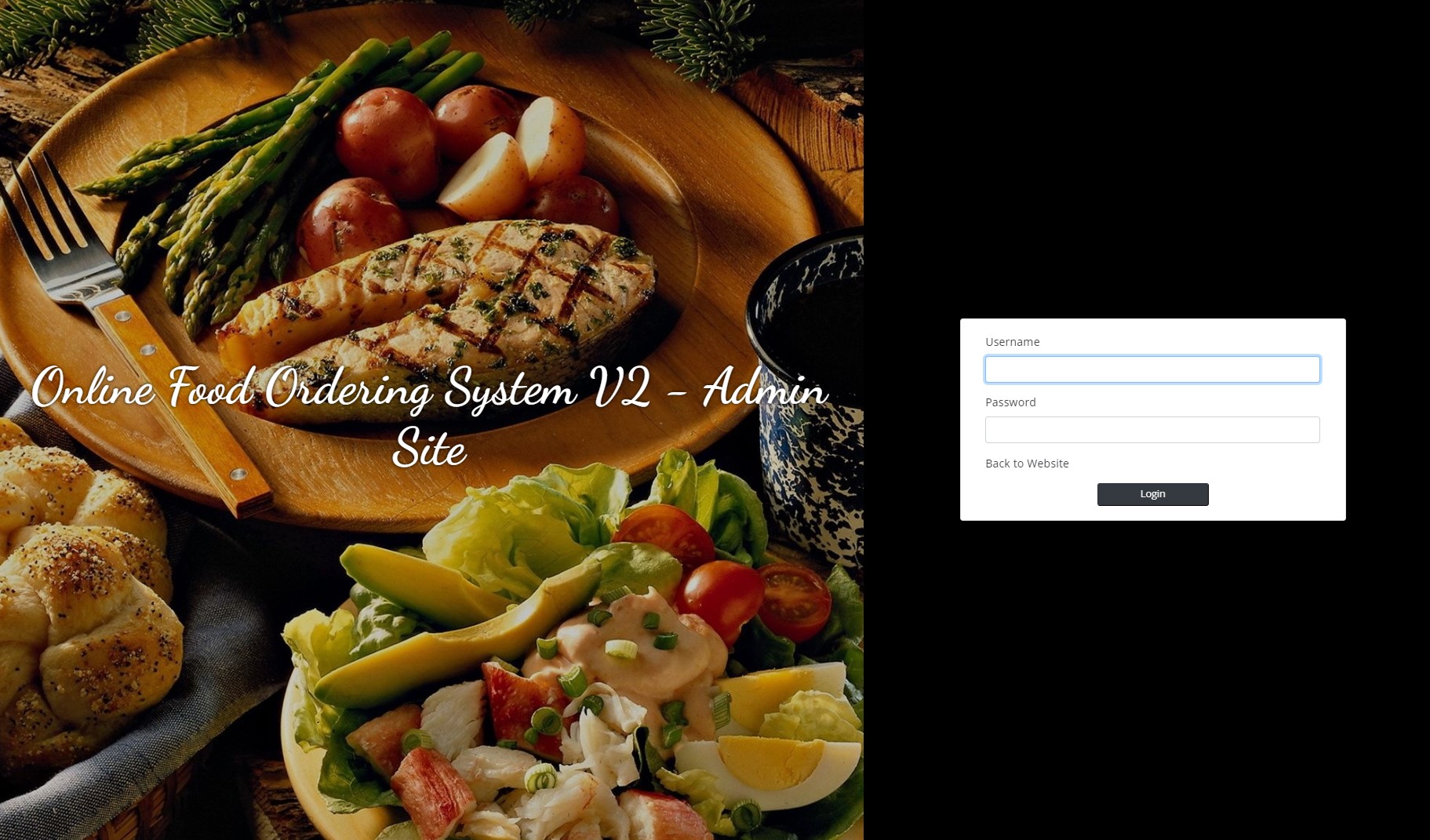 Online Food Ordering System V2 in PHP