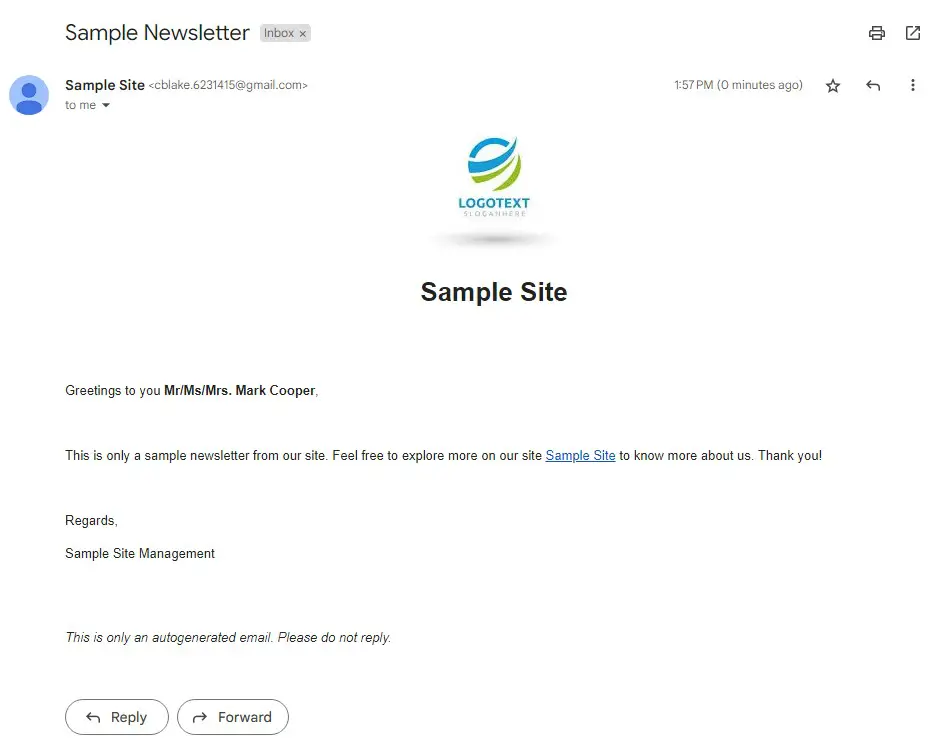 Newsletter Subscription Form using PHP and MYSQL