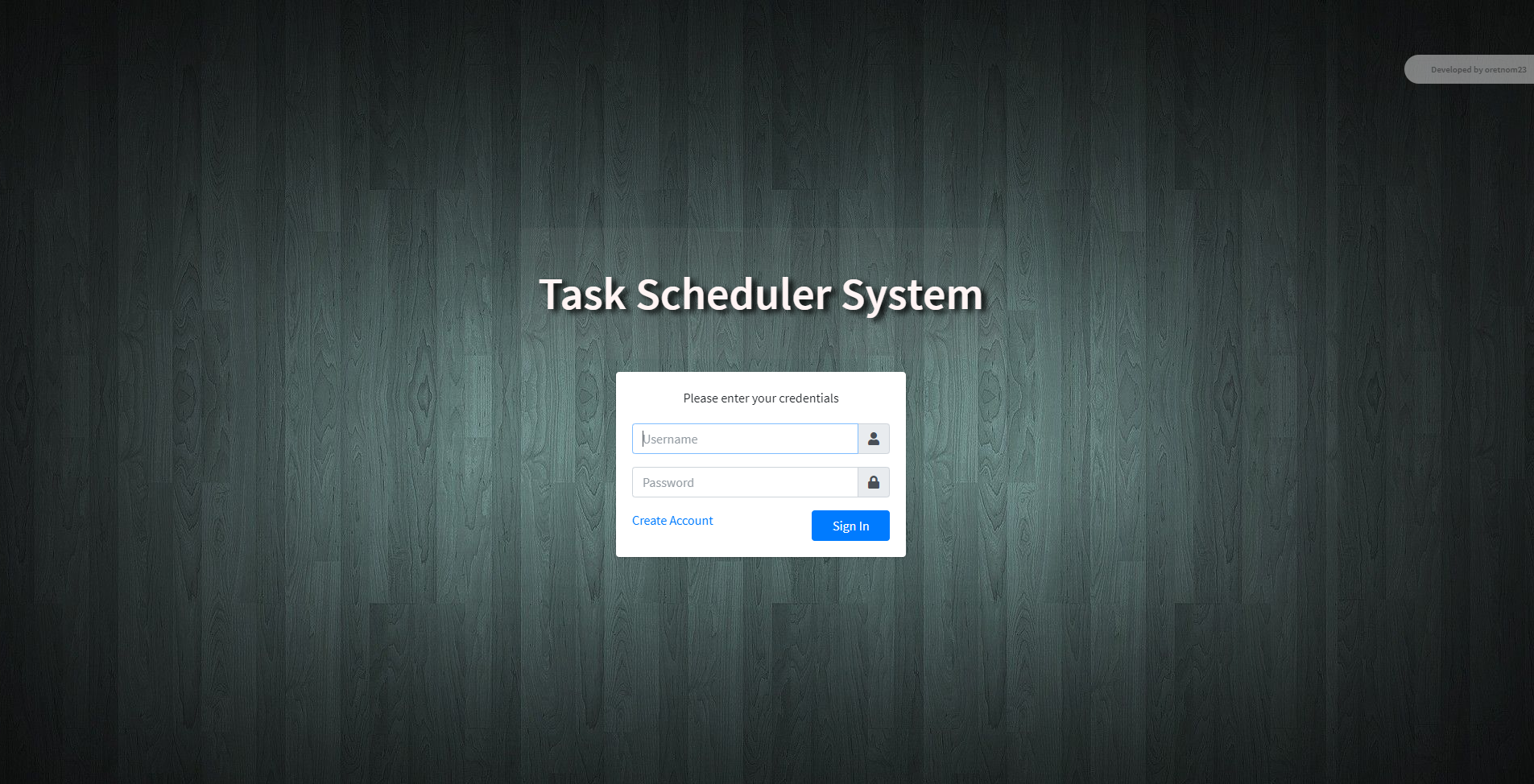 Simple Task Scheduling System