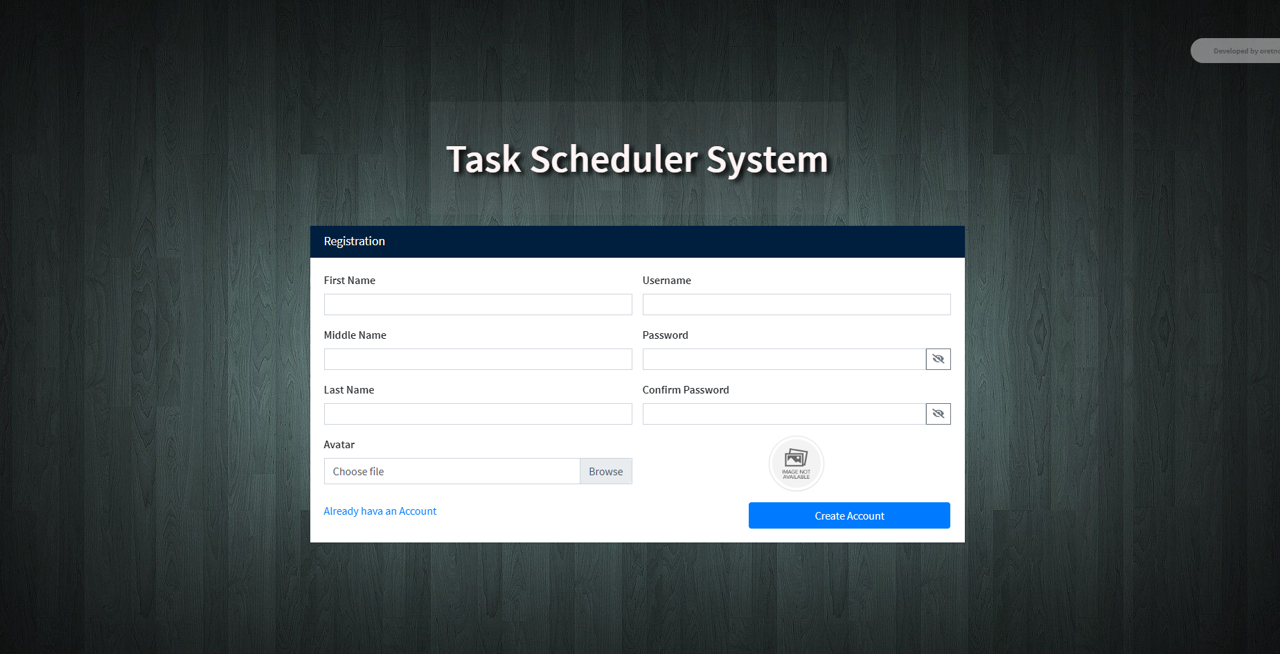 Simple Task Scheduling System