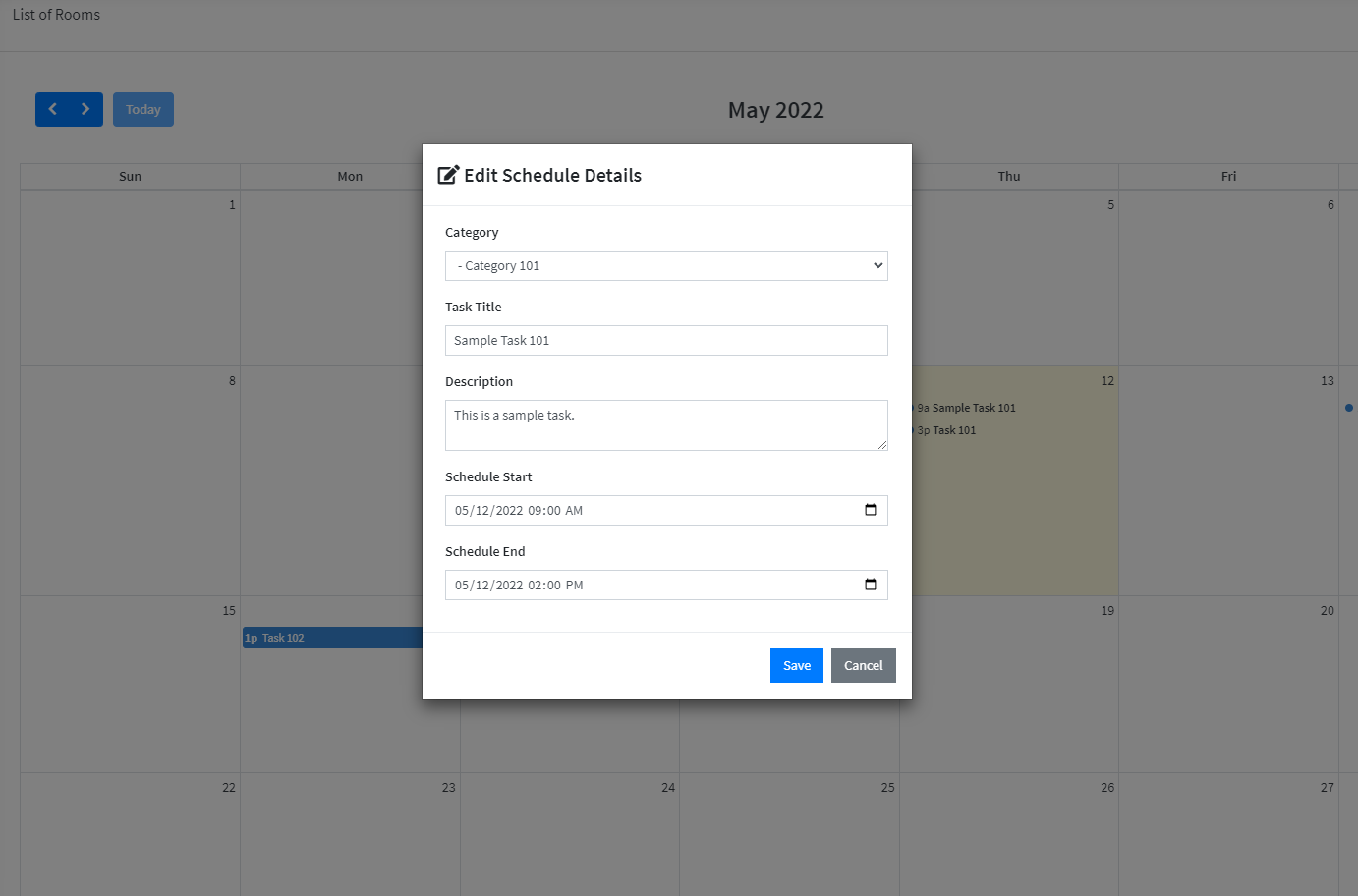Simple Task Scheduling System