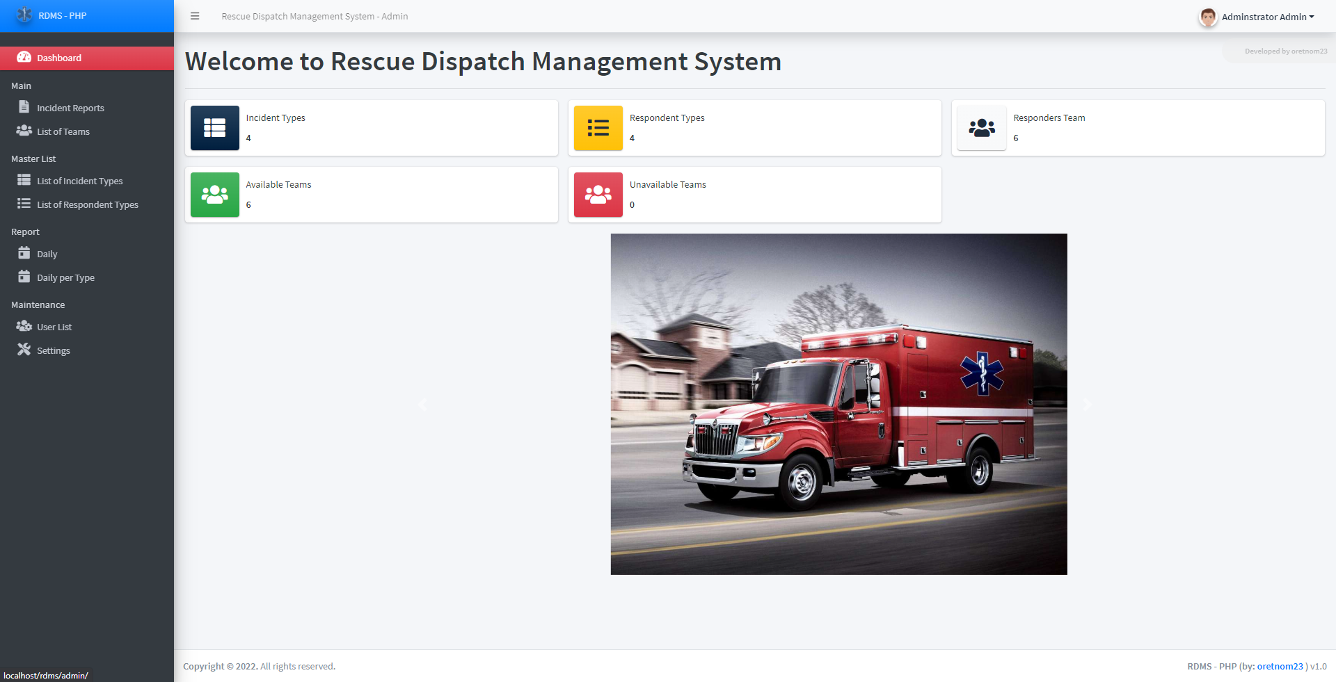 Rescue Dispatch Management System