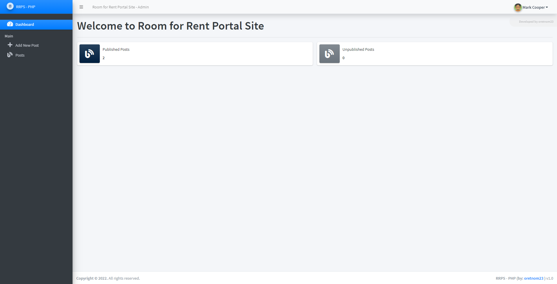 Room for Rent Portal Site