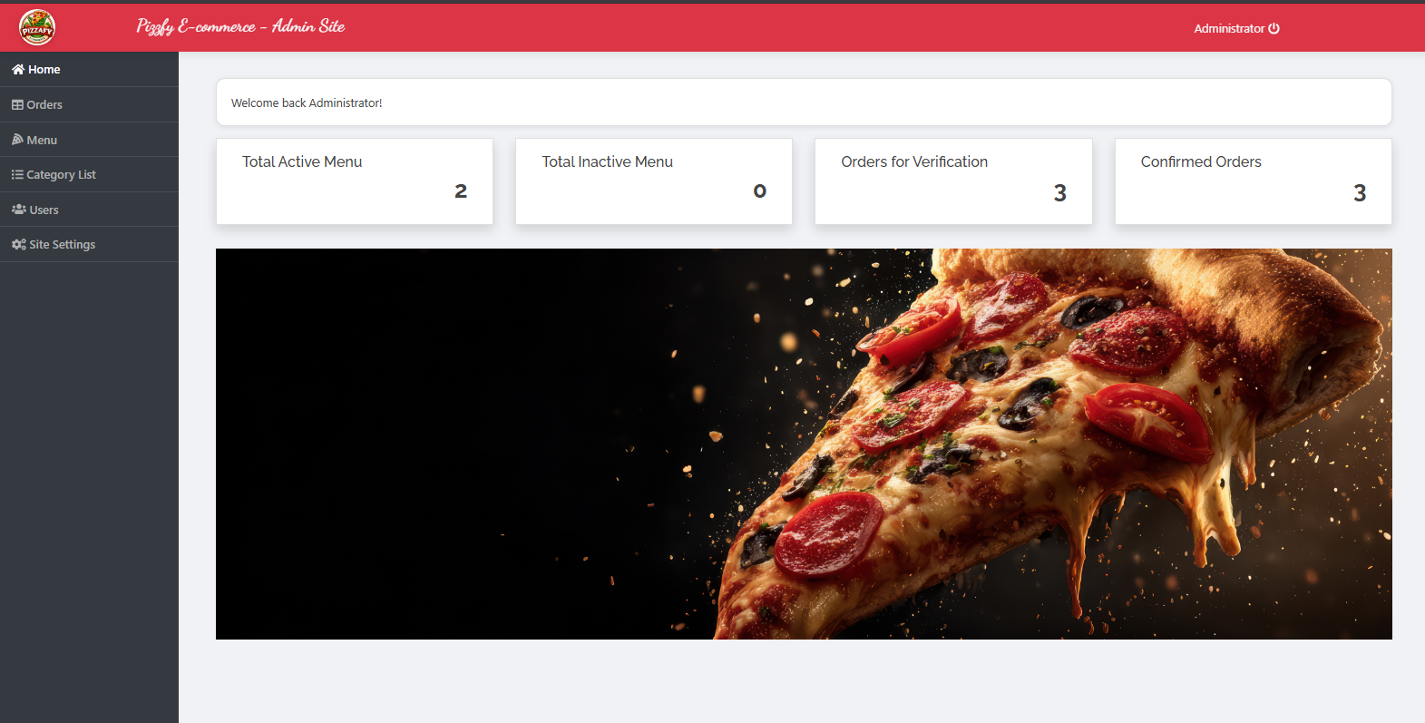 Pizzafy Ecommerce System