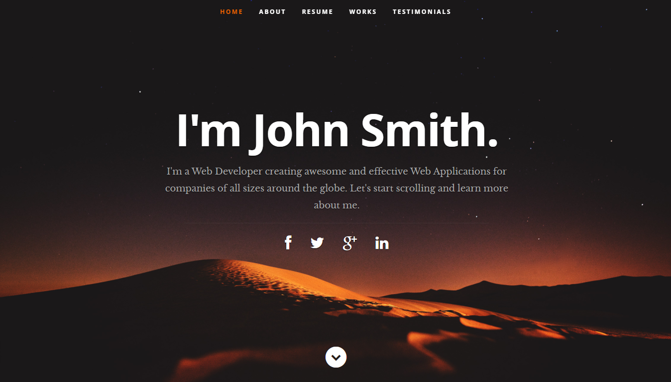 php portfolio website source code