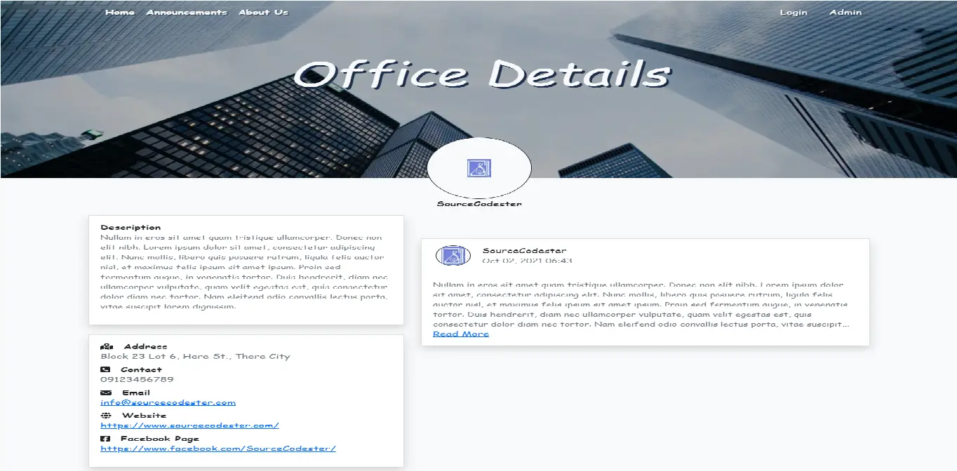 Local Offices Contact Directories Site